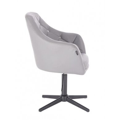 Beauty salons and beauticians stool HR830, gray eco-leather 2