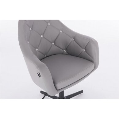 Beauty salons and beauticians stool HR830, gray eco-leather 3