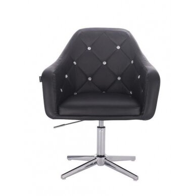 Beauty salons and beauticians stool HR830, black eco-leather 1