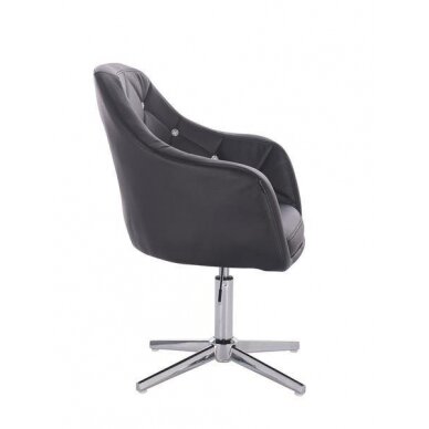 Beauty salons and beauticians stool HR830, black eco-leather 2