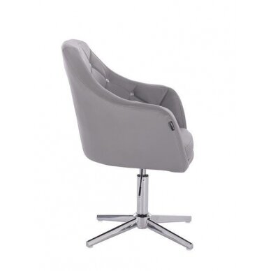 Beauty salons and beauticians stool HR830, gray eco-leather 2