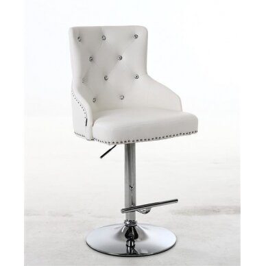 Professional chair for make-up specialists HR654CW, white color