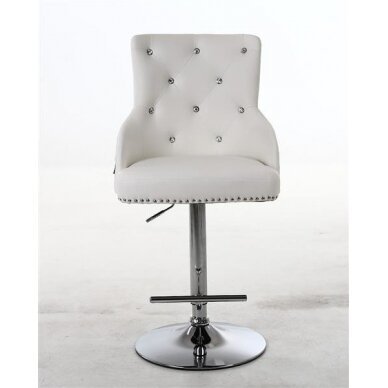 Professional chair for make-up specialists HR654CW, white color 1