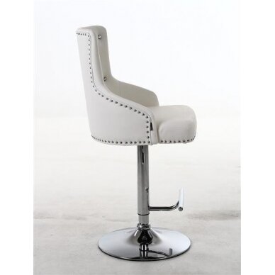 Professional chair for make-up specialists HR654CW, white color 2