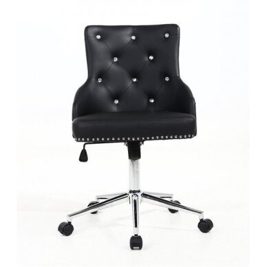 Beauty salons and beauticians stool HR654CK, black eco-leather 1