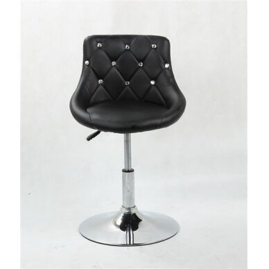 Professional beautycan chair for beauticians HC931N, black eco-leather 1