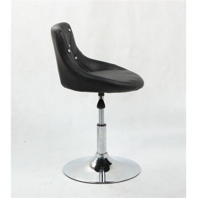 Professional beautycan chair for beauticians HC931N, black eco-leather 2