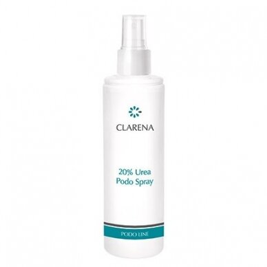 CLARENA PODO LINE 20% urea spray for quick preparation of feet for pedicure procedure, 200 ml