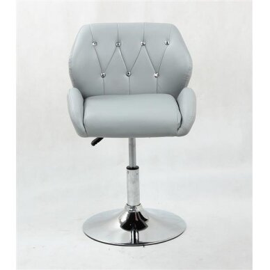 Master chair with stable base HC949N, gray eco-leather 1