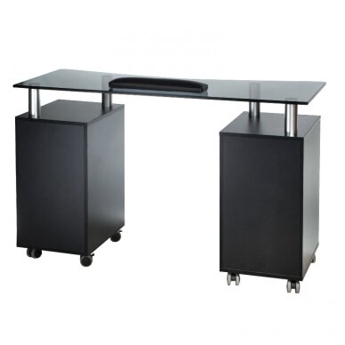 Professional manicure table BD-3425-1, black color 1