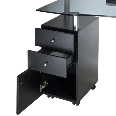 Professional manicure table BD-3453, black color 4