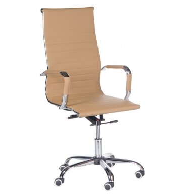 Reception, office chair CorpoComfort BX-2035, light brown color