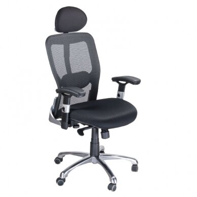 Reception, office chair CorpoComfort BX-4032EA, black color