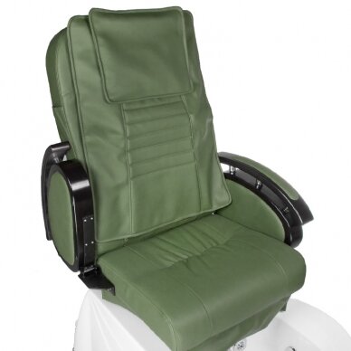 Profesionali elektrinė podologinė kėdė pedikiūro procedūroms su masažo funkcija BR-3820D, žalios spalvos 1