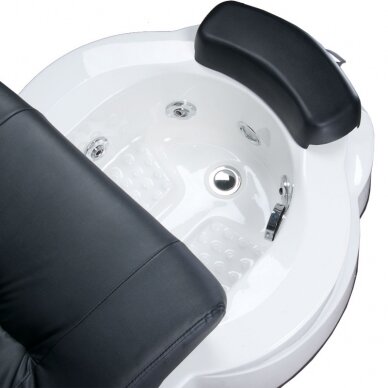 Profesionali elektrinė podologinė kėdė pedikiūro procedūroms su masažo funkcija BR-3820D, juodos spalvos 4
