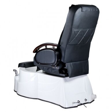 Profesionali elektrinė podologinė kėdė pedikiūro procedūroms su masažo funkcija BR-3820D, juodos spalvos 6