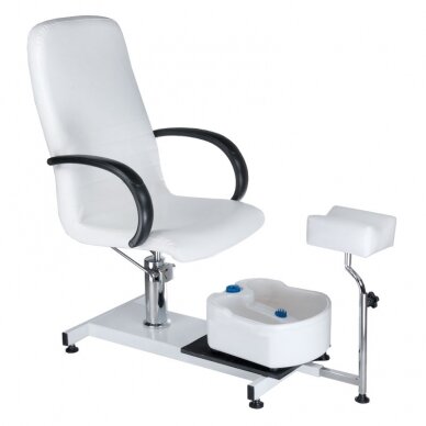 Professional hidraulic chair for podological treatment for beauticians BW-100, white color