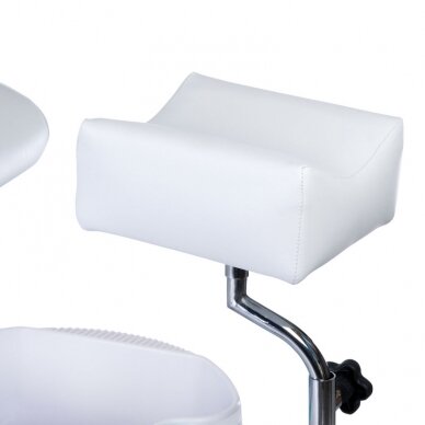 Profesionali hidraulinė pedikiūro kėdė kosmetologams su masažine vonele BW-100, baltos spalvos 2