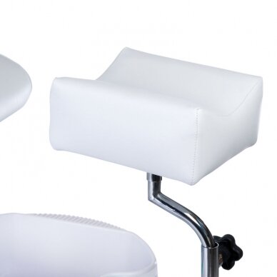 Professional hidraulic chair for podological treatment for beauticians BW-100, white color 2