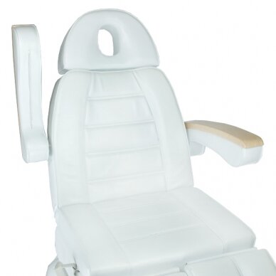 Professional electric podiatry chair for pedicure procedures BG-273C, white color 1