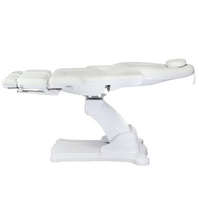 Professional electric podiatry chair for pedicure procedures Mazaro BR-6672A, 5 motors, white color 6