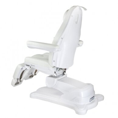 Professional electric podiatry chair for pedicure procedures Mazaro BR-6672A, 5 motors, white color 7