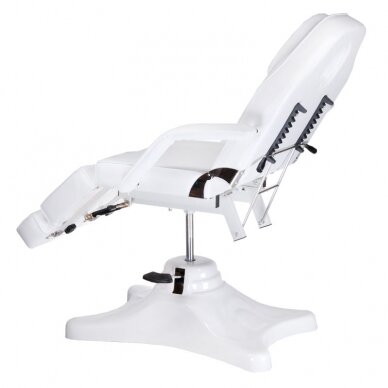 Professional hidraulic bed-chair for podological treatment for beauticians BD-8243, white color 4