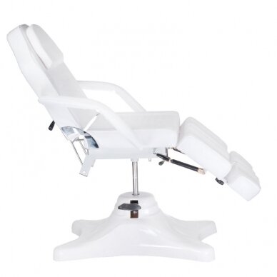 Professional hidraulic bed-chair for podological treatment for beauticians BD-8243, white color 5