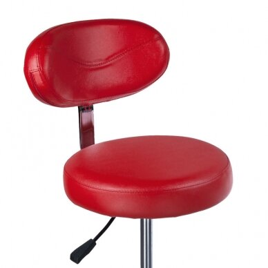 Professional master chair for beauticians and beauty salons BD-9934, red color 1