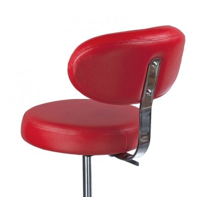 Professional master chair for beauticians and beauty salons BD-9934, red color 2