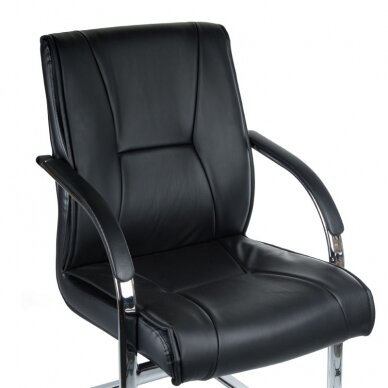 Conference chair CorpoComfort BX-3345, black color 1