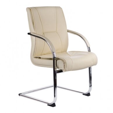 Conference chair CorpoComfort BX-3345, cream color