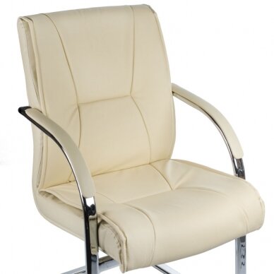 Conference chair CorpoComfort BX-3345, cream color 1