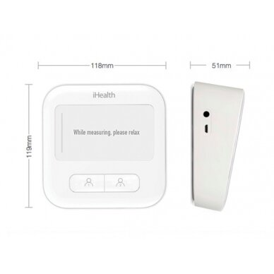 IHEALTH CLEAR blood pressure monitor WI-FI 4