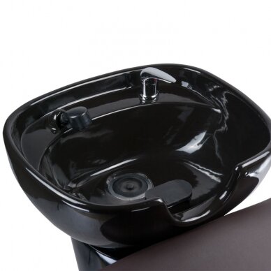 Professional hairdresser sink for beauty salons VERA BR-3515, brown color 2