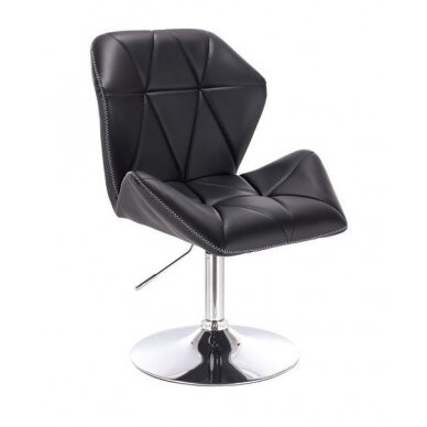 Professional eco leather master chair with stable base HR212, black