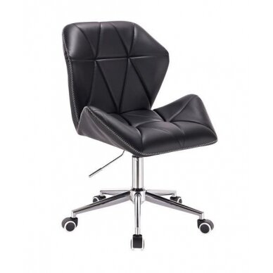 Professional eco leather master chair with wheels HR212K, black