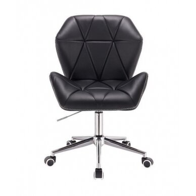 Professional eco leather master chair with wheels HR212K, black 1