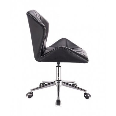 Professional eco leather master chair with wheels HR212K, black 2