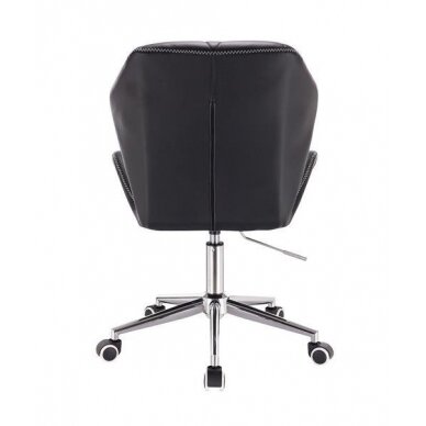 Professional eco leather master chair with wheels HR212K, black 3