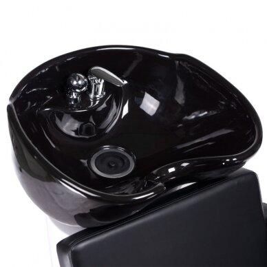 Professional hairdresser sink for beauty salons Arturo BR-3573,  black color 2