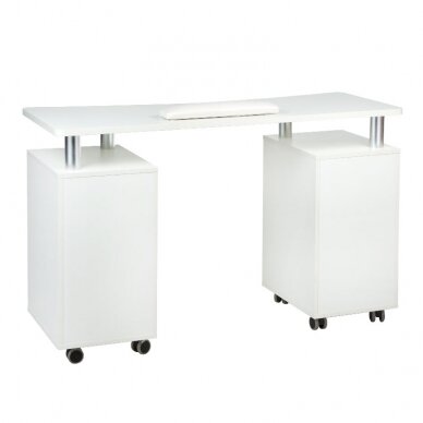 Professional manicure table BD-3425, white color 1