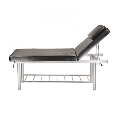 Professional stationary massage table BW-218, black color 3