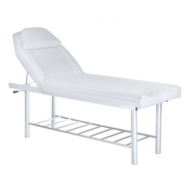 Professional massage table-bed for cosmetologists BW-260 / WHITE