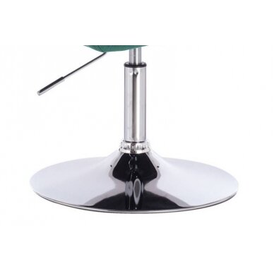 Beauty salons and beauticians stool HR831, green velor 1