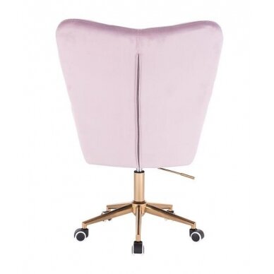 Professional beauty salons and beauticians stool HR650K, lilac velor 3