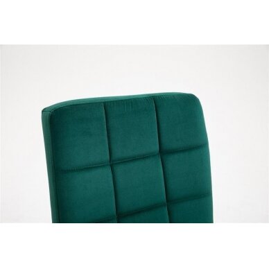 Beauty salons and beauticians stool HR7009K, green velour 6