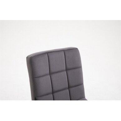 Beauty salons and beauticians stool HR7009N, graphite velour 2