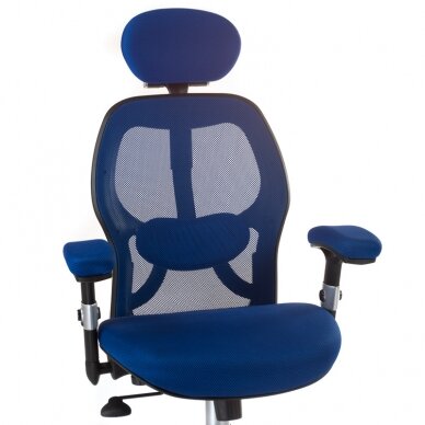 Reception, office chair CorpoComfort BX-4144, blue color 1