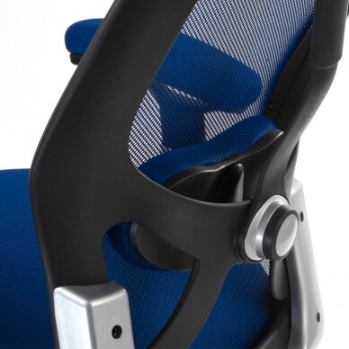 Reception, office chair CorpoComfort BX-4144, blue color 3